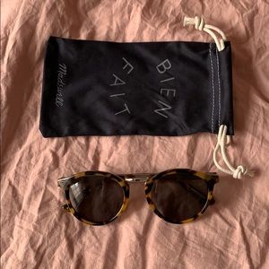 NWOT Madewell indio sunglasses tortoiseshell